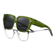 HAOLOTA Fit-Over Sunglasses for Women Men Square Shapes UV Protection SG0512