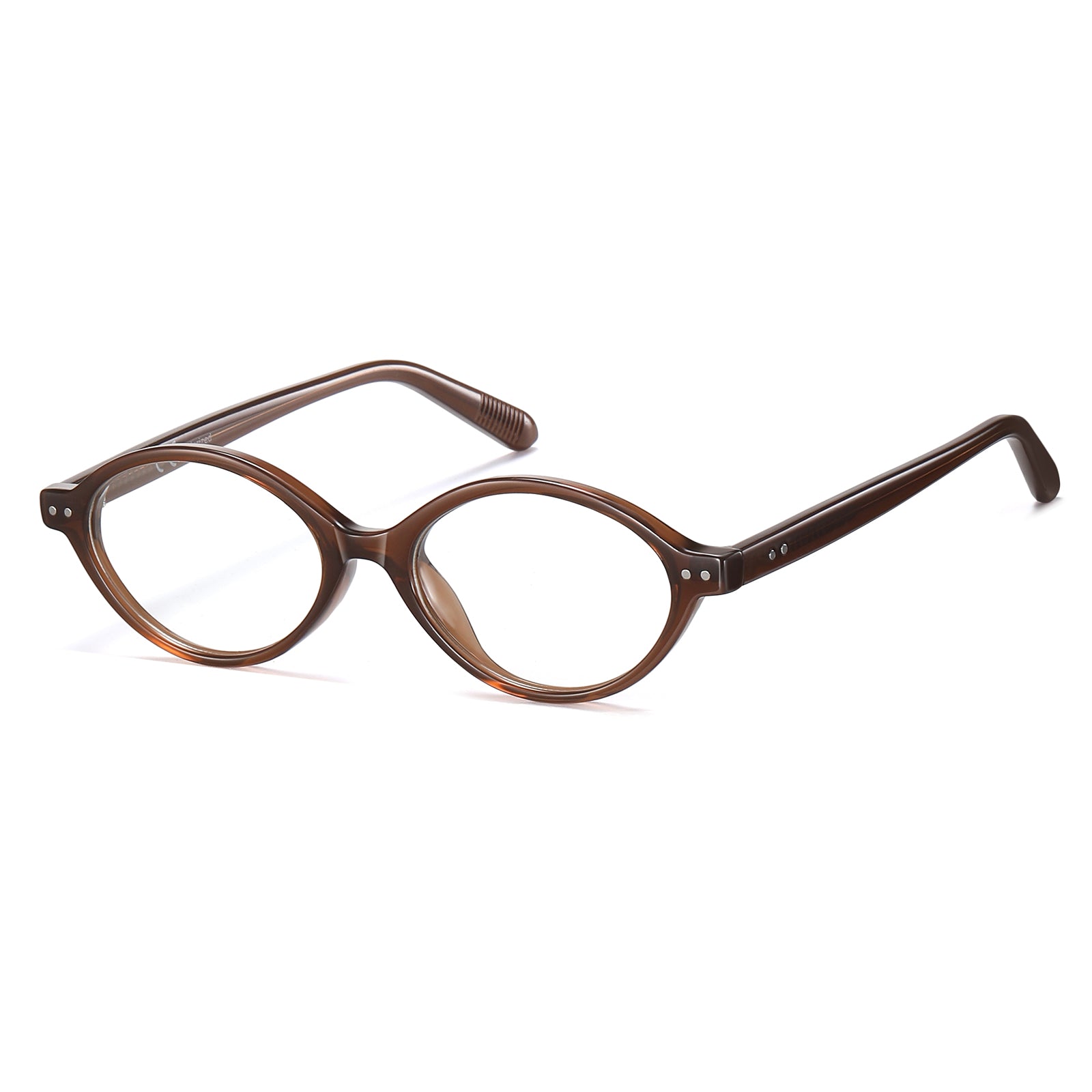 HAOLOTA Blue Light Blocking Glasses Women Trendy Round Anti Eyestrain BG6101