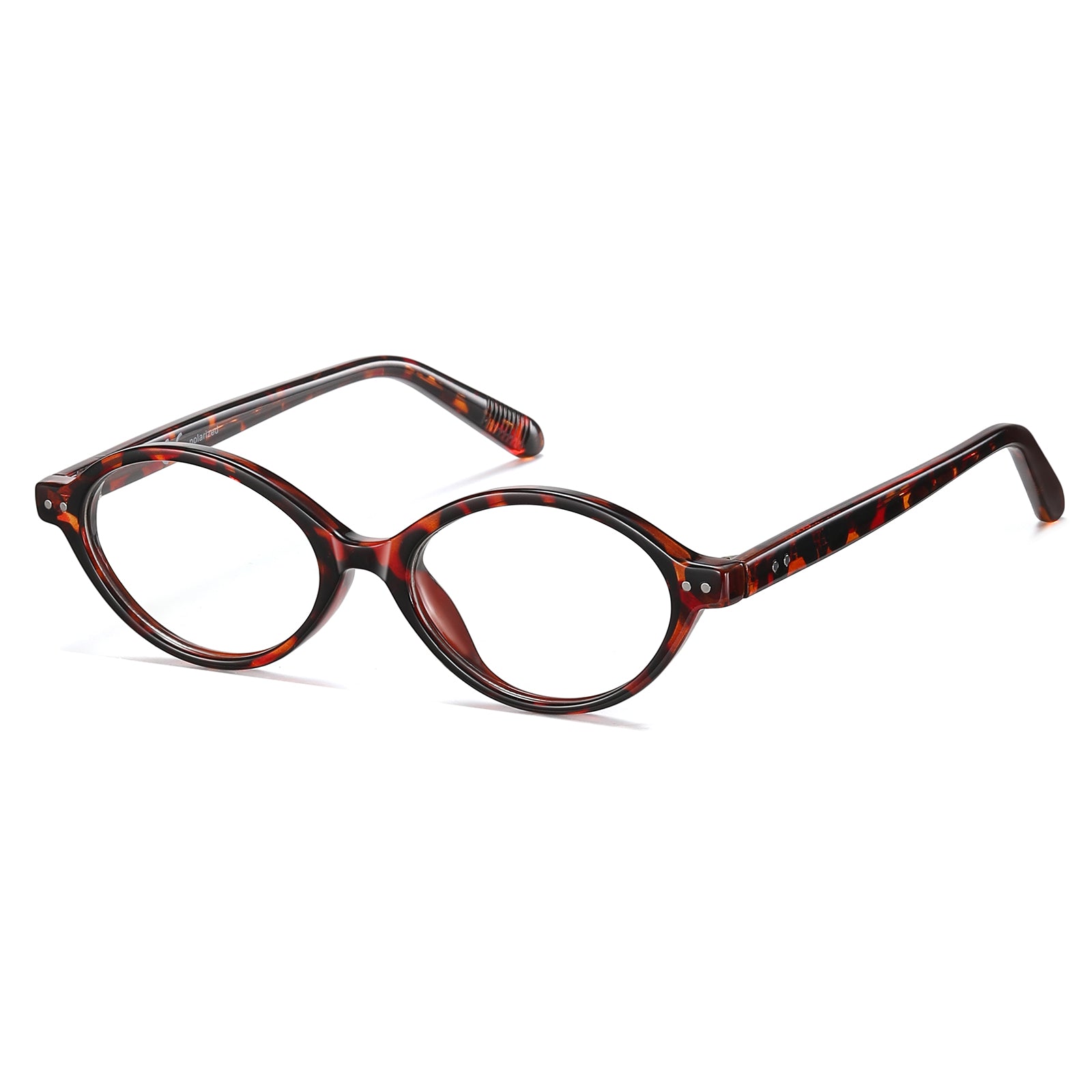 HAOLOTA Blue Light Blocking Glasses Women Trendy Round Anti Eyestrain BG6101