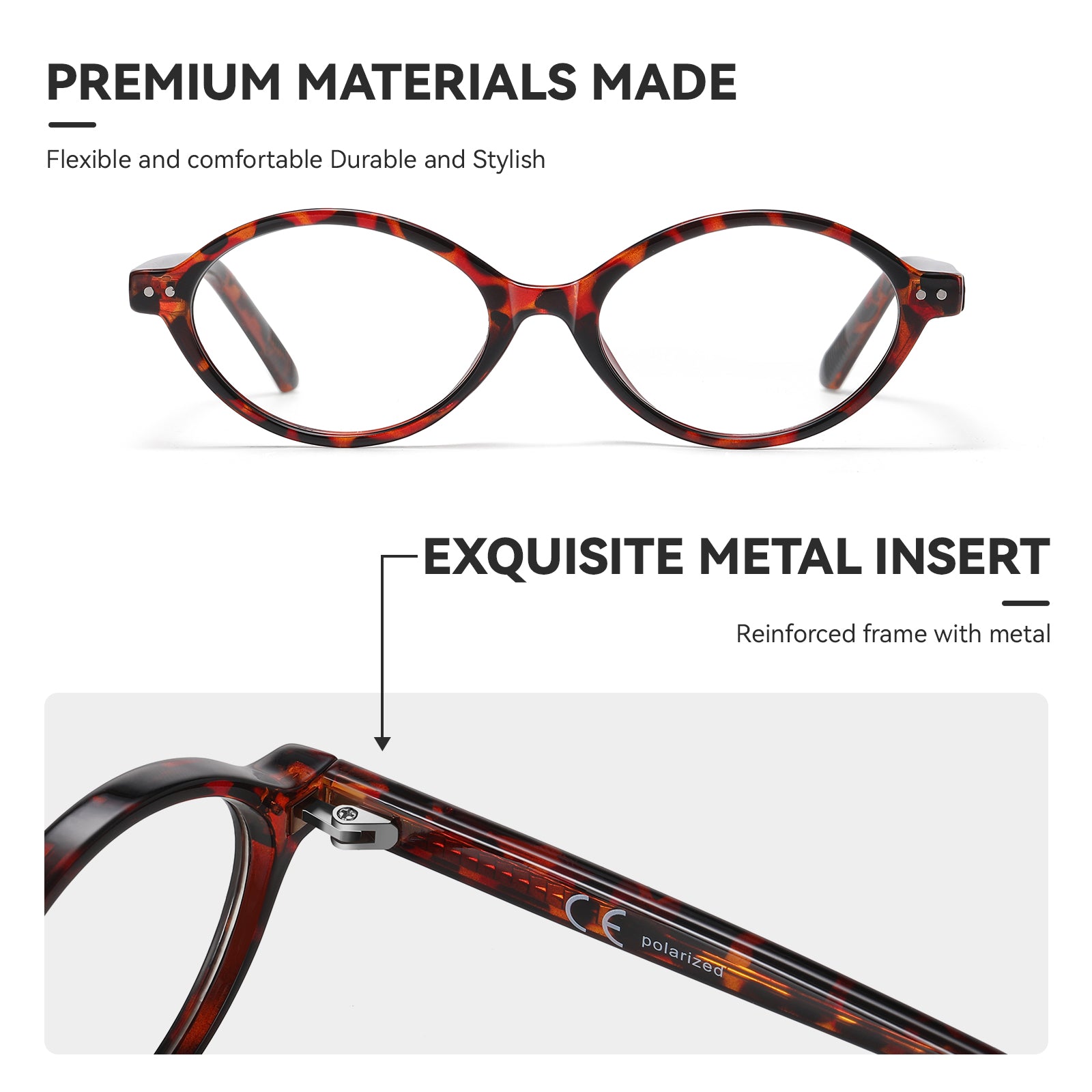 HAOLOTA Blue Light Blocking Glasses Women Trendy Round Anti Eyestrain BG6101