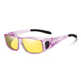 HAOLOTA Night Vision Driving Over Glasses, Nighttime Glasses Men Women Anti Glare NV0311