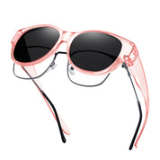 HAOLOTA Cat Eye Sunglasses for Over Glasses Polarized  UV Protection SG0179