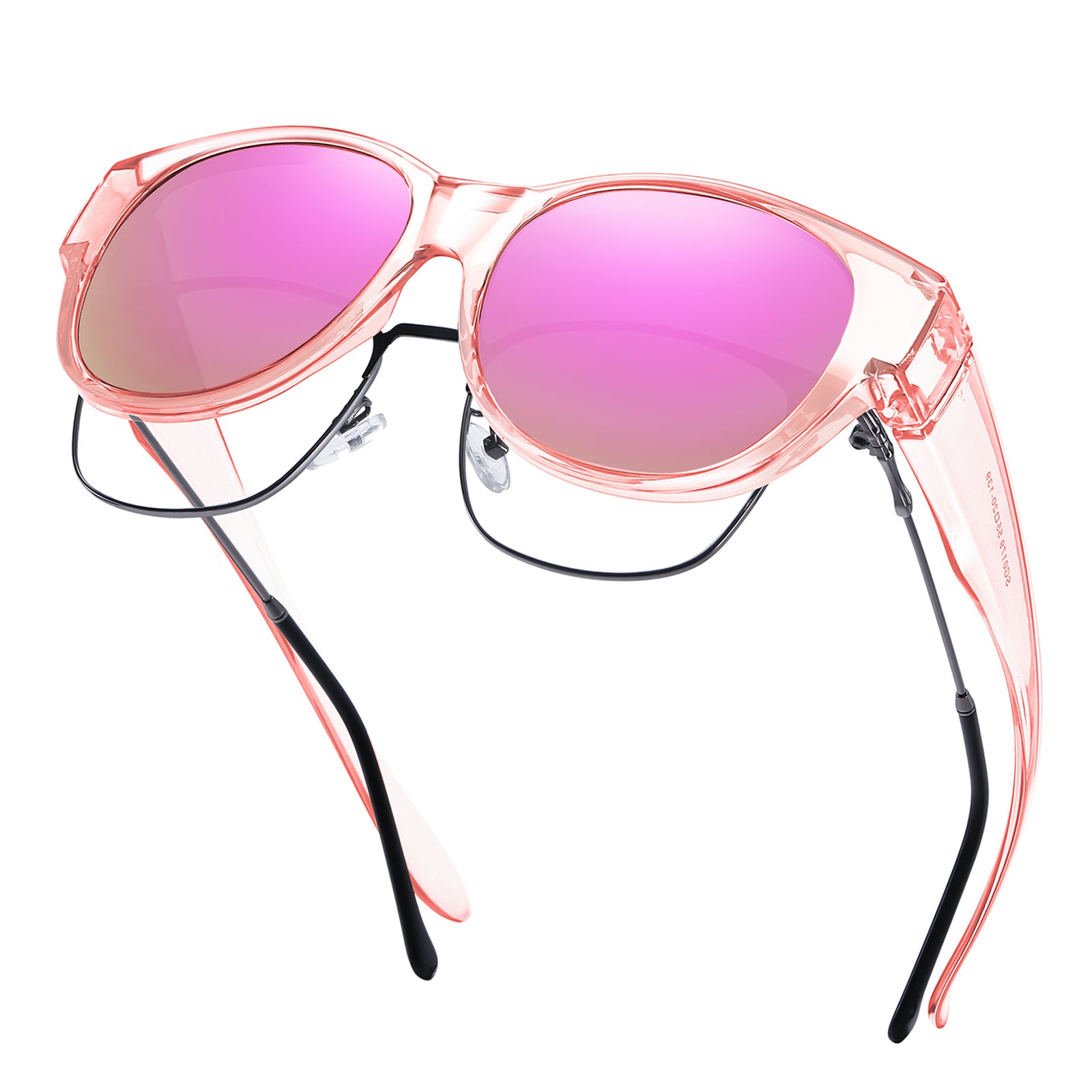 HAOLOTA Cat Eye Sunglasses for Over Glasses Polarized  UV Protection SG0179
