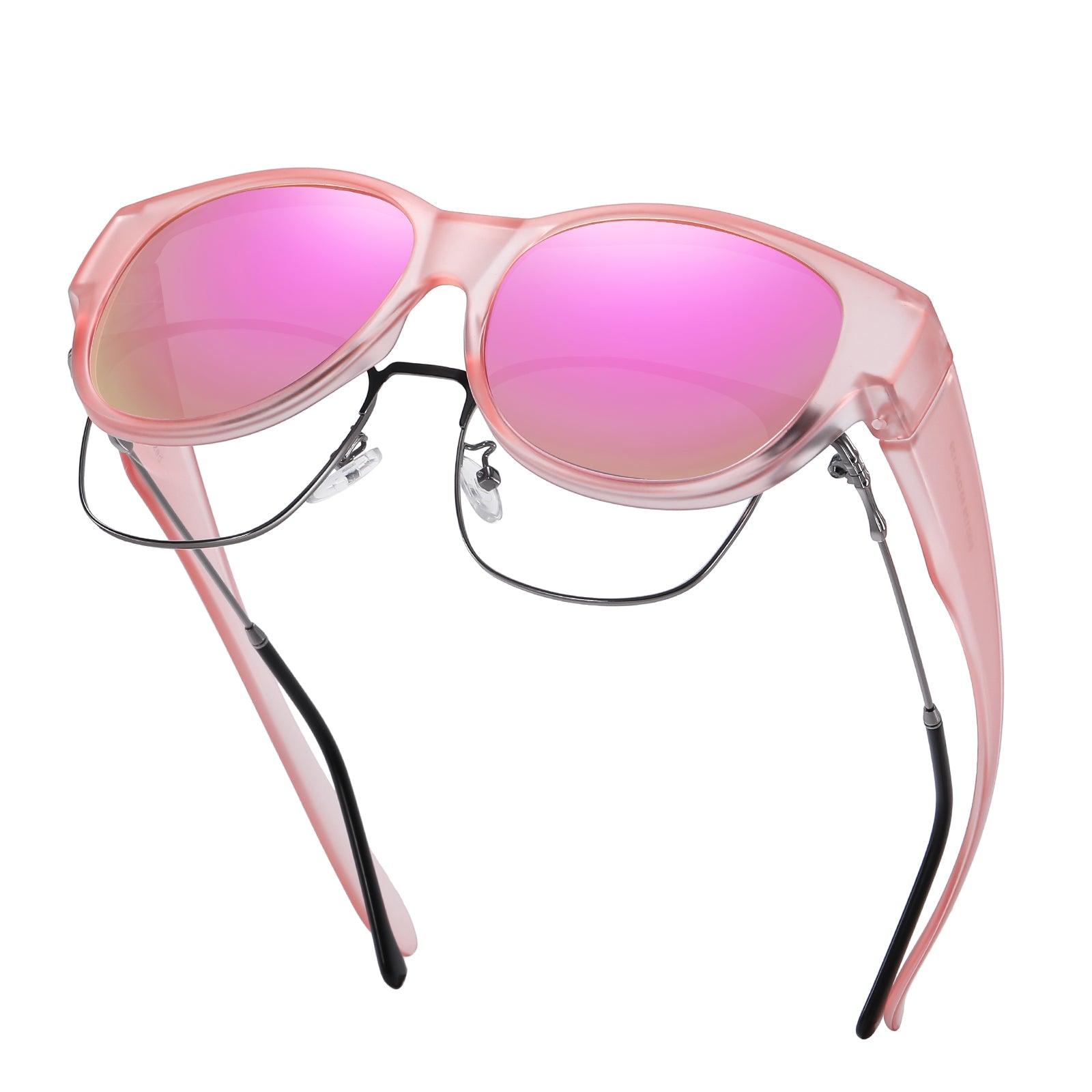 HAOLOTA Cat Eye Sunglasses for Over Glasses Polarized  UV Protection SG0179