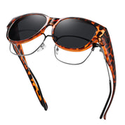 HAOLOTA Cat Eye Sunglasses for Over Glasses Polarized  UV Protection SG0179