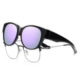 HAOLOTA Cat Eye Sunglasses for Over Glasses Polarized  UV Protection SG0179