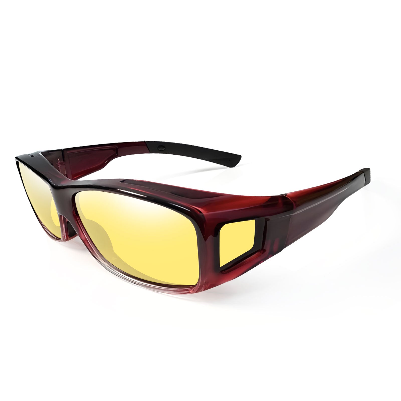 HAOLOTA Night Vision Driving Over Glasses, Nighttime Glasses Men Women Anti Glare NV0154