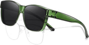 HAOLOTA Fit-Over Sunglasses-Polarized for Men Square Shades Oversized SG0174L
