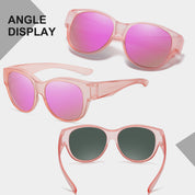 HAOLOTA Cat Eye Sunglasses for Over Glasses Polarized  UV Protection SG0179