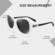 HAOLOTA Oversized Sunglasses Womens Polarized Trendy Sun Glasses Shades UV400 Protection SG9402