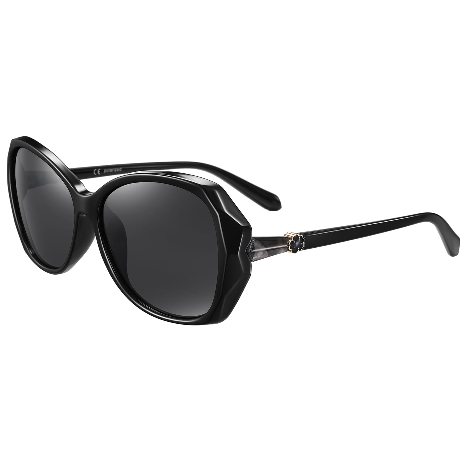 HAOLOTA Oversized Sunglasses Womens Polarized Trendy Sun Glasses Shades UV400 Protection SG9402