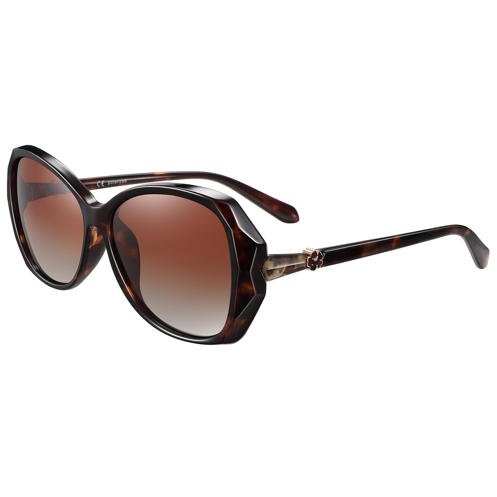 HAOLOTA Oversized Sunglasses Womens Polarized Trendy Sun Glasses Shades UV400 Protection SG9402