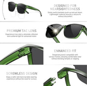 HAOLOTA Fit-Over Sunglasses-Polarized for Men Square Shades Oversized SG0174L