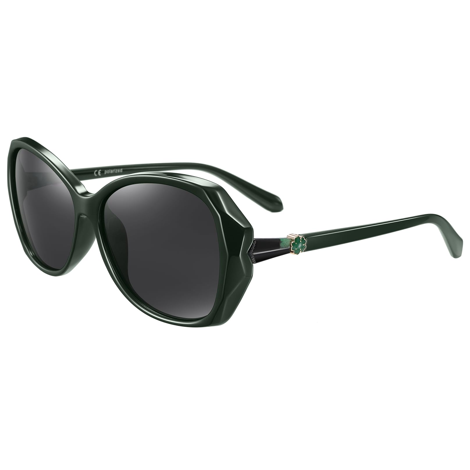 HAOLOTA Oversized Sunglasses Womens Polarized Trendy Sun Glasses Shades UV400 Protection SG9402