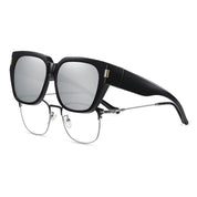 HAOLOTA Fit-Over Sunglasses for Women Men Square Shapes UV Protection SG0512