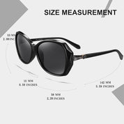 HAOLOTA Oversized Sunglasses Womens Polarized Trendy Sun Glasses Shades UV400 Protection SG9402