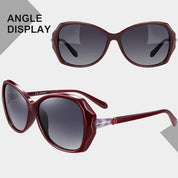 HAOLOTA Oversized Sunglasses Womens Polarized Trendy Sun Glasses Shades UV400 Protection SG9402
