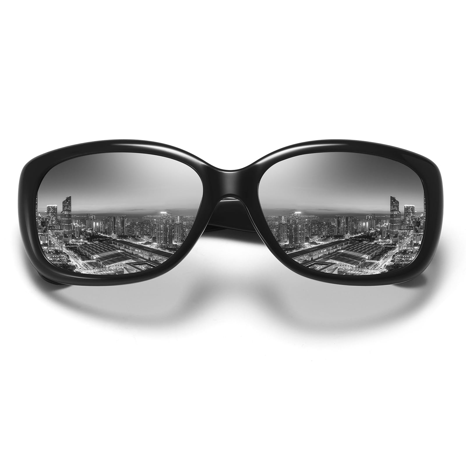 HAOLOTA Polarized Sunglasses Women Vintage Designer Sunglasses Wrap-Around Shapes UV400 SG0010