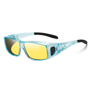 HAOLOTA Night Vision Driving Over Glasses, Nighttime Glasses Men Women Anti Glare NV0311