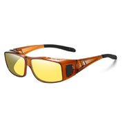 HAOLOTA Night Vision Driving Over Glasses, Nighttime Glasses Men Women Anti Glare NV0311
