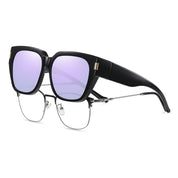 HAOLOTA Fit-Over Sunglasses for Women Men Square Shapes UV Protection SG0512