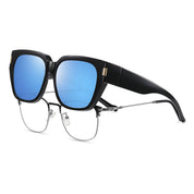 HAOLOTA Fit-Over Sunglasses for Women Men Square Shapes UV Protection SG0512