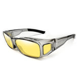 HAOLOTA Night Vision Driving Over Glasses, Nighttime Glasses Men Women Anti Glare NV0154