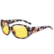 HAOLOTA Women Night Vision Driving Glasses Polarized HD Yellow Tinted Anti Glare NV0008