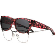 HAOLOTA Cat Eye Sunglasses for Women Polarized Sunglasses Wear Over Glasses SG0173