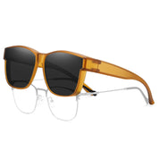 HAOLOTA Fit-Over Sunglasses-Polarized for Men Square Shades Oversized SG0174L