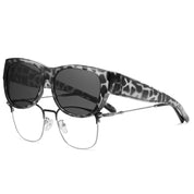 HAOLOTA Cat Eye Sunglasses for Women Polarized Sunglasses Wear Over Glasses SG0173