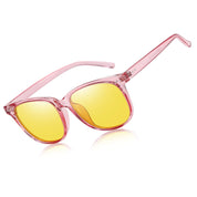 HAOLOTA Night Vision Driving Glasses Yellow Tinted Anti Glare Women NV8081