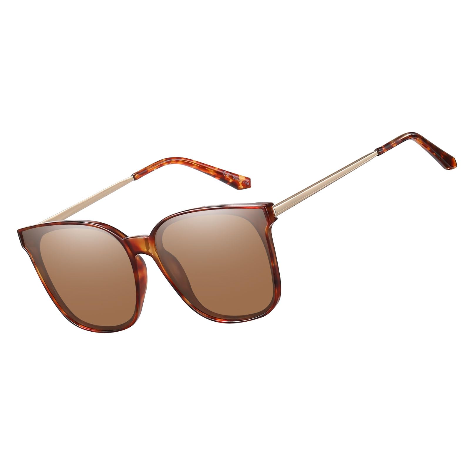 HAOLOTA Women’s Cat Eye Sunglasses Metal Frame with Fashion Shades SG1066