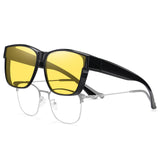 HAOLOTA Night Vision Driving Over Glasses, Nighttime Glasses Men Women Anti Glare NV0174L