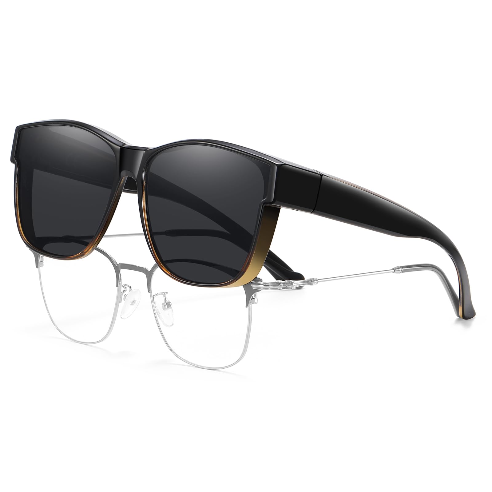 HAOLOTA Fit-Over Sunglasses-Polarized for Men Square Shades Oversized SG0174L