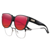 HAOLOTA Cat Eye Sunglasses for Prescription Glasses Women TR90 Lightweight SG0189