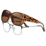 HAOLOTA Women's Polarized Fit Over Sunglasses with RhinestoneUV400 Protection SG0107