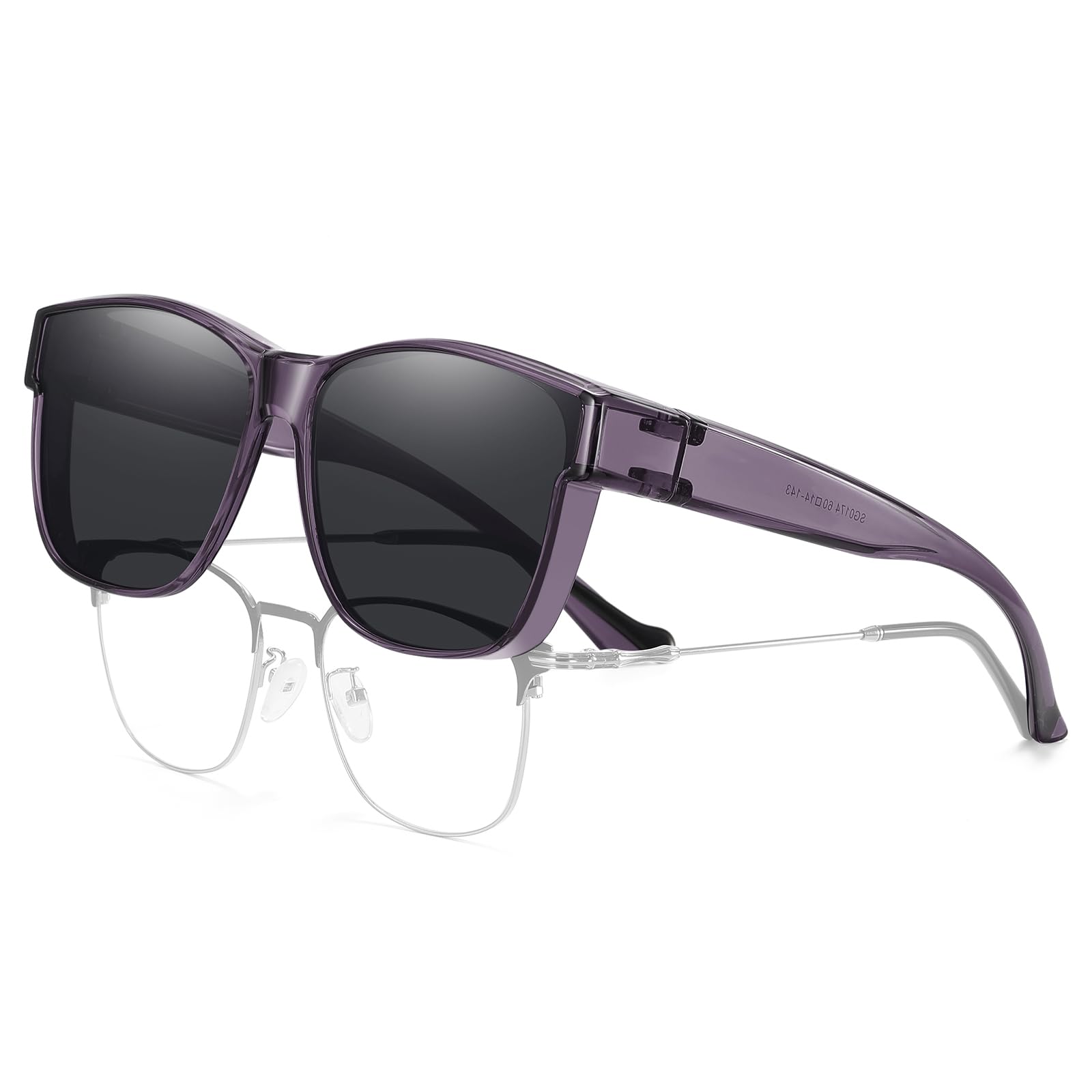 HAOLOTA Fit-Over Sunglasses-Polarized for Men Square Shades Oversized SG0174L