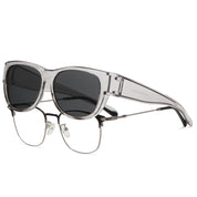 HAOLOTA Cat Eye Sunglasses for Women Polarized Sunglasses Wear Over Glasses SG0173