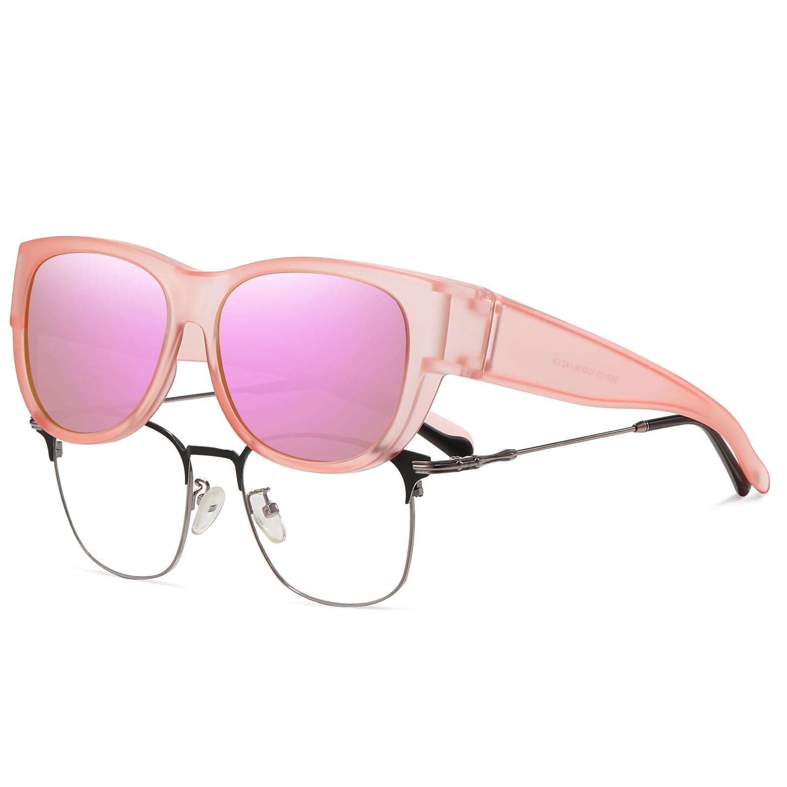 HAOLOTA Cat Eye Sunglasses for Women Polarized Sunglasses Wear Over Glasses SG0173