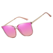 HAOLOTA Women’s Cat Eye Sunglasses Metal Frame with Fashion Shades SG1066