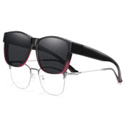 HAOLOTA Fit-Over Sunglasses-Polarized for Men Square Shades Oversized SG0174L