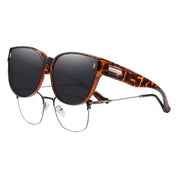 HAOLOTA Cat Eye Sunglasses for Prescription Glasses Women TR90 Lightweight SG0189