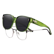 HAOLOTA Cat Eye Sunglasses for Prescription Glasses Women TR90 Lightweight SG0189