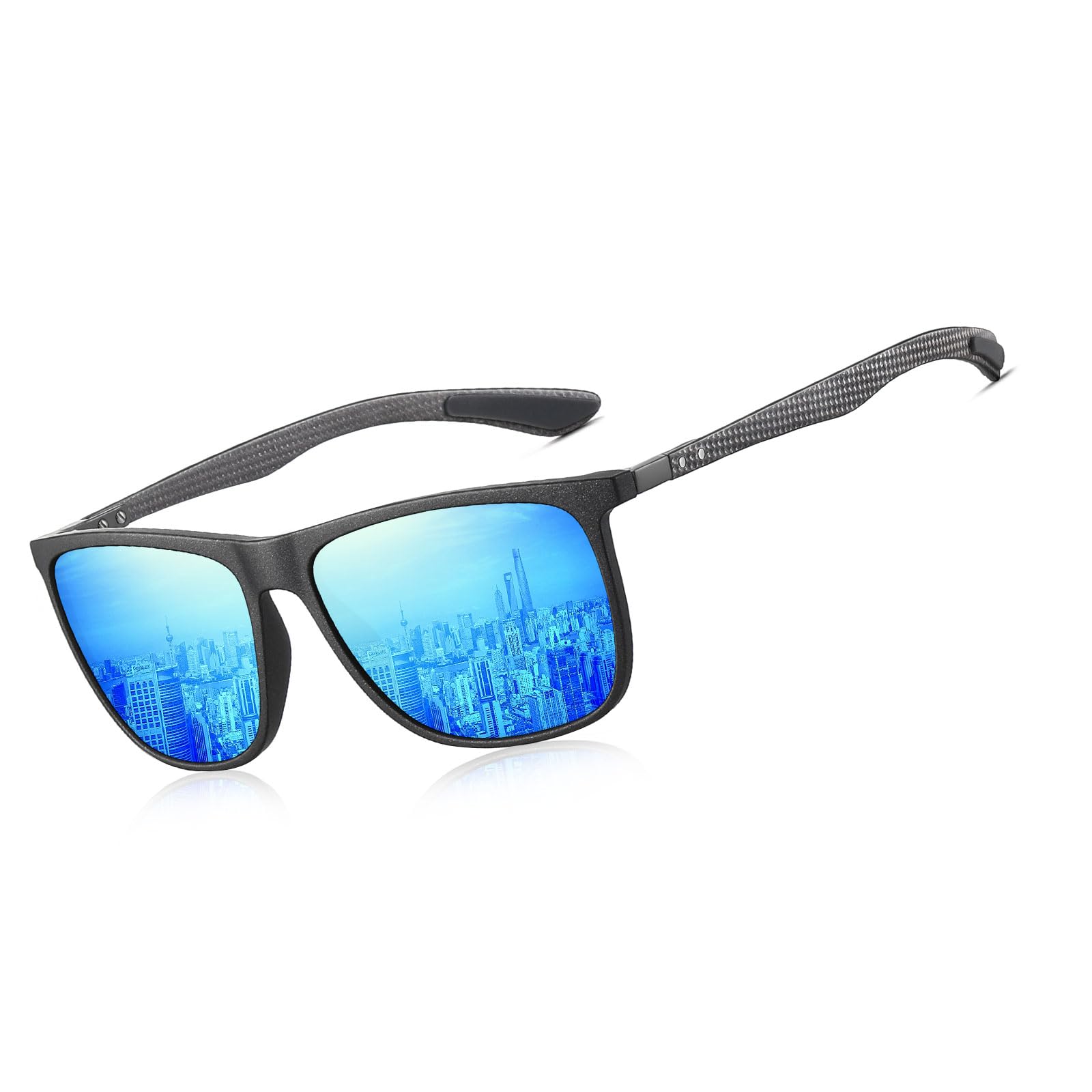 HAOLOTA Polarized Sunglasses for Men Ultralight Carbon Fiber UV400 Protection SG8001