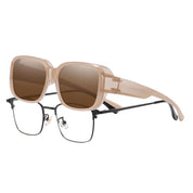 HAOLOTA Polarized Sunglasses Over Glasses Women Trendy Small Shapes  SG0513