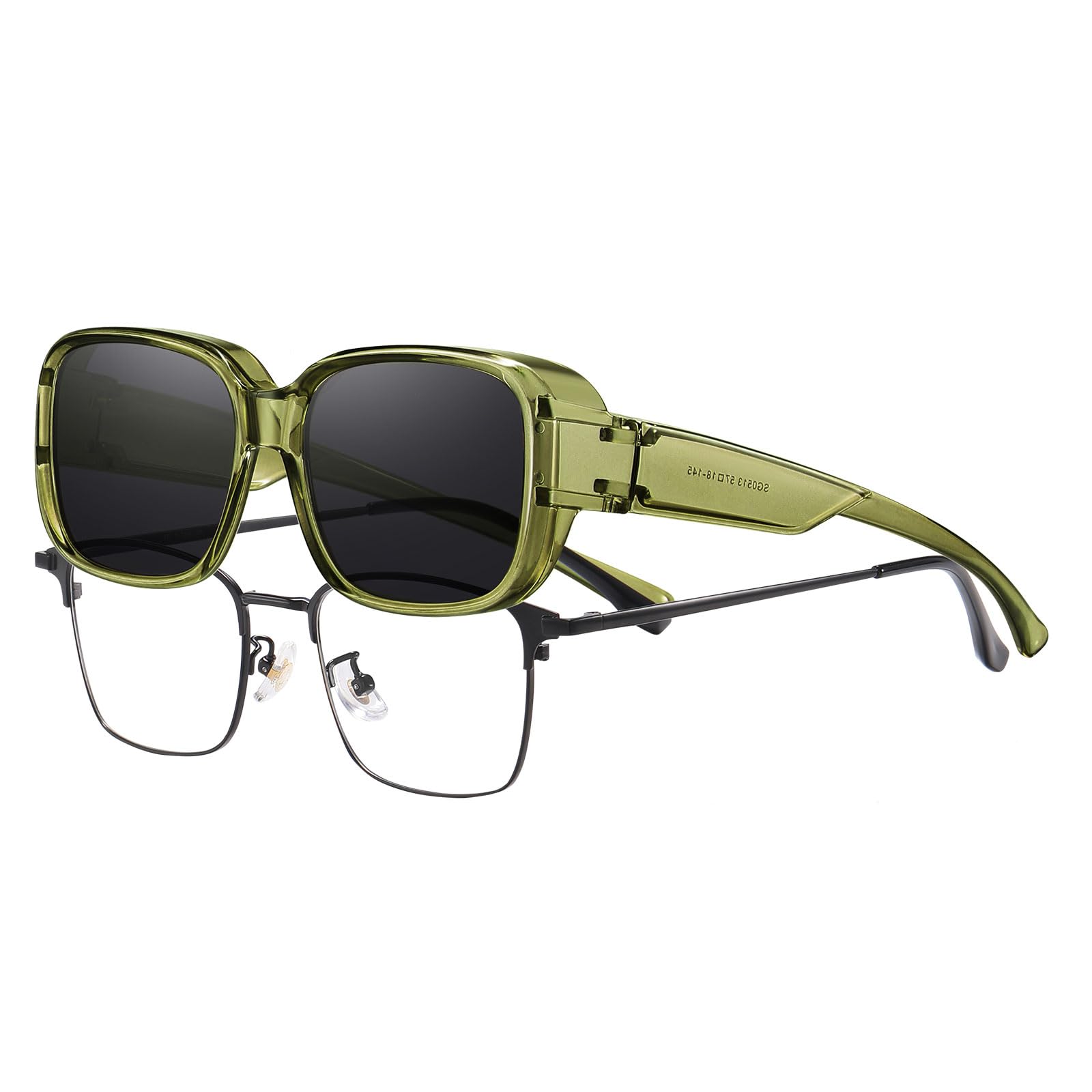HAOLOTA Polarized Sunglasses Over Glasses Women Trendy Small Shapes  SG0513