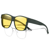 HAOLOTA Night Vision Driving Over Glasses, Nighttime Glasses Men Women Anti Glare NV0174L