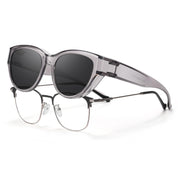 HAOLOTA Polarized Fit Over Sunglasses for Women Cat Eye for Prescription Glasses SG0171