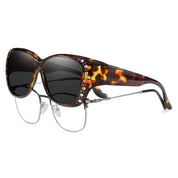 HAOLOTA Women's Polarized Fit Over Sunglasses with RhinestoneUV400 Protection SG0107